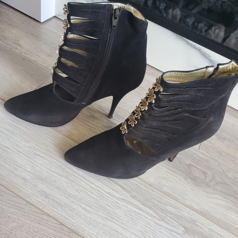 Suede Booties - Picture 3 of 3